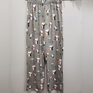 Munki munki Peanuts Snoopy and Woodstock Halloween Lounge Pants, S